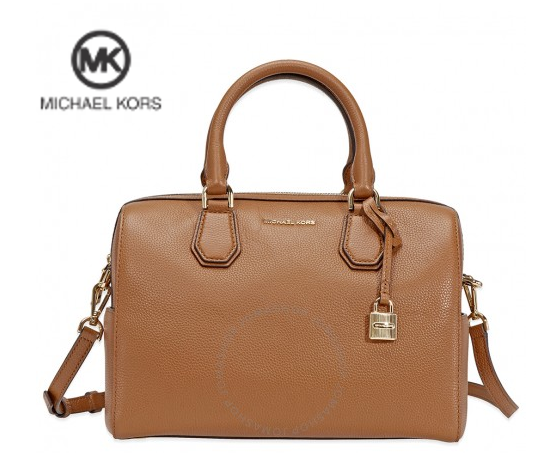 Medium Leather Duffel Bag - Luggage | Hermosaz