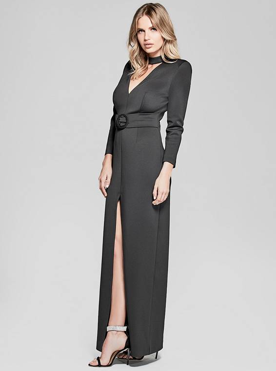 MISH BELTED MAXI DRESS