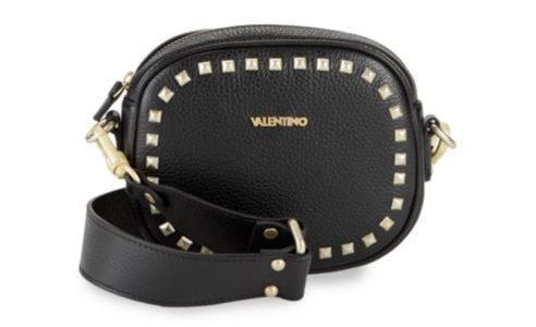 Valentino By Mario Valentino Nina Studded Leather Crossbody Bag