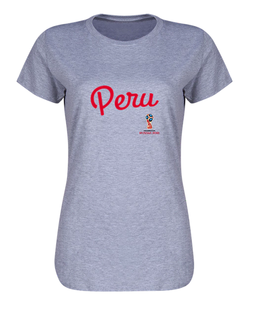 Peru 2018  Script Women's T-Shirt (Grey)