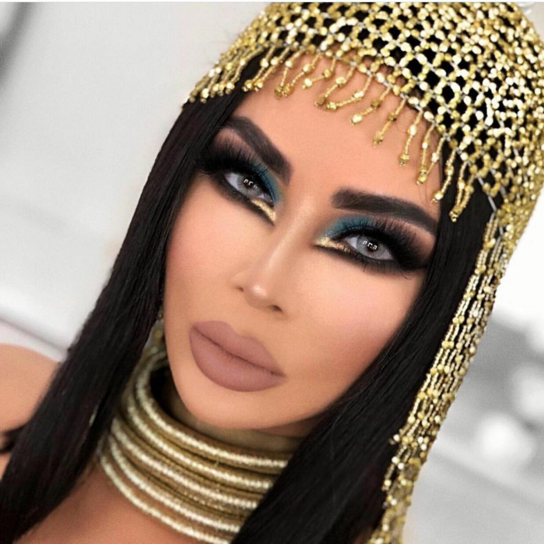 maquillaje egipcia