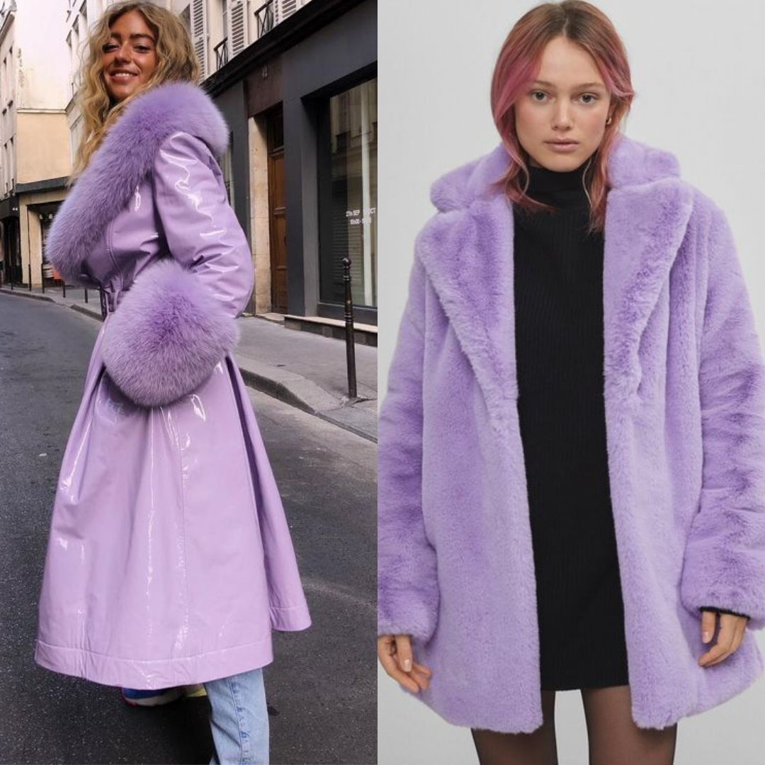 abrigos lila